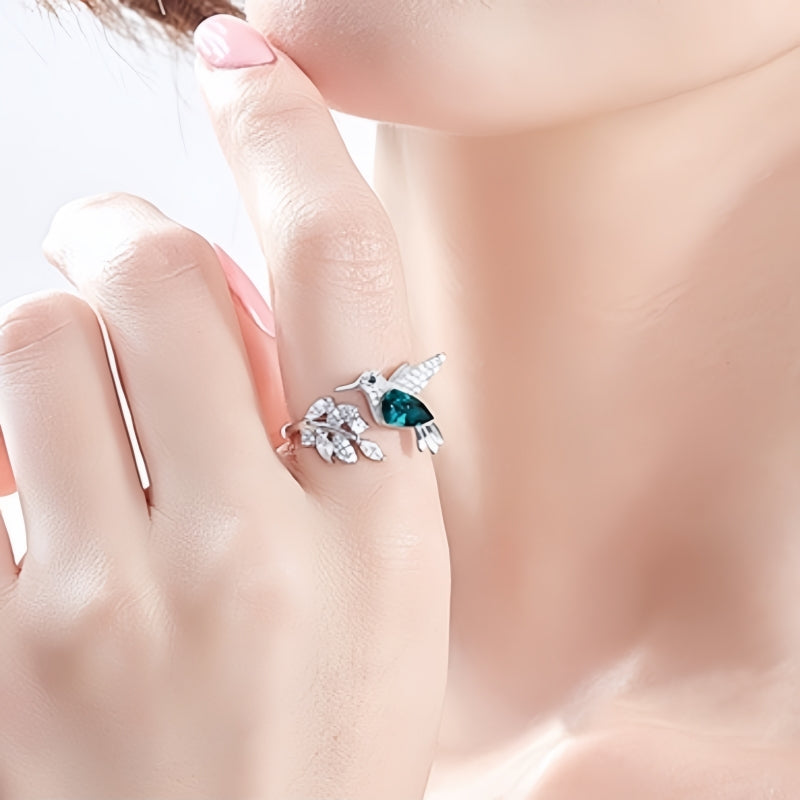 Anillo Espíritu de Colibrí 🕊️✨