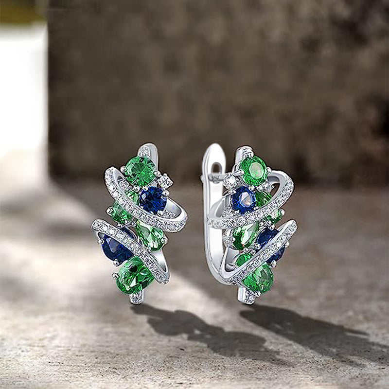 Aretes Equilibrio Verde y Azul 💚💙
